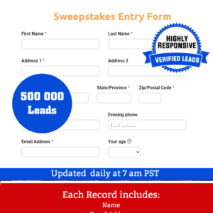 USA Sweepstakes leads