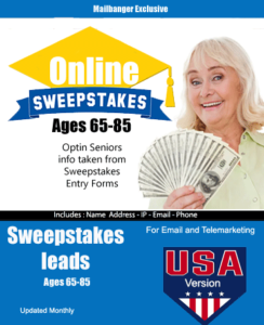 Online sweepstakes leads - Mailbanger